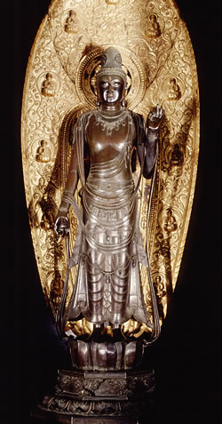2008年6月1日＞国宝「薬師寺展」（日光・月光菩薩