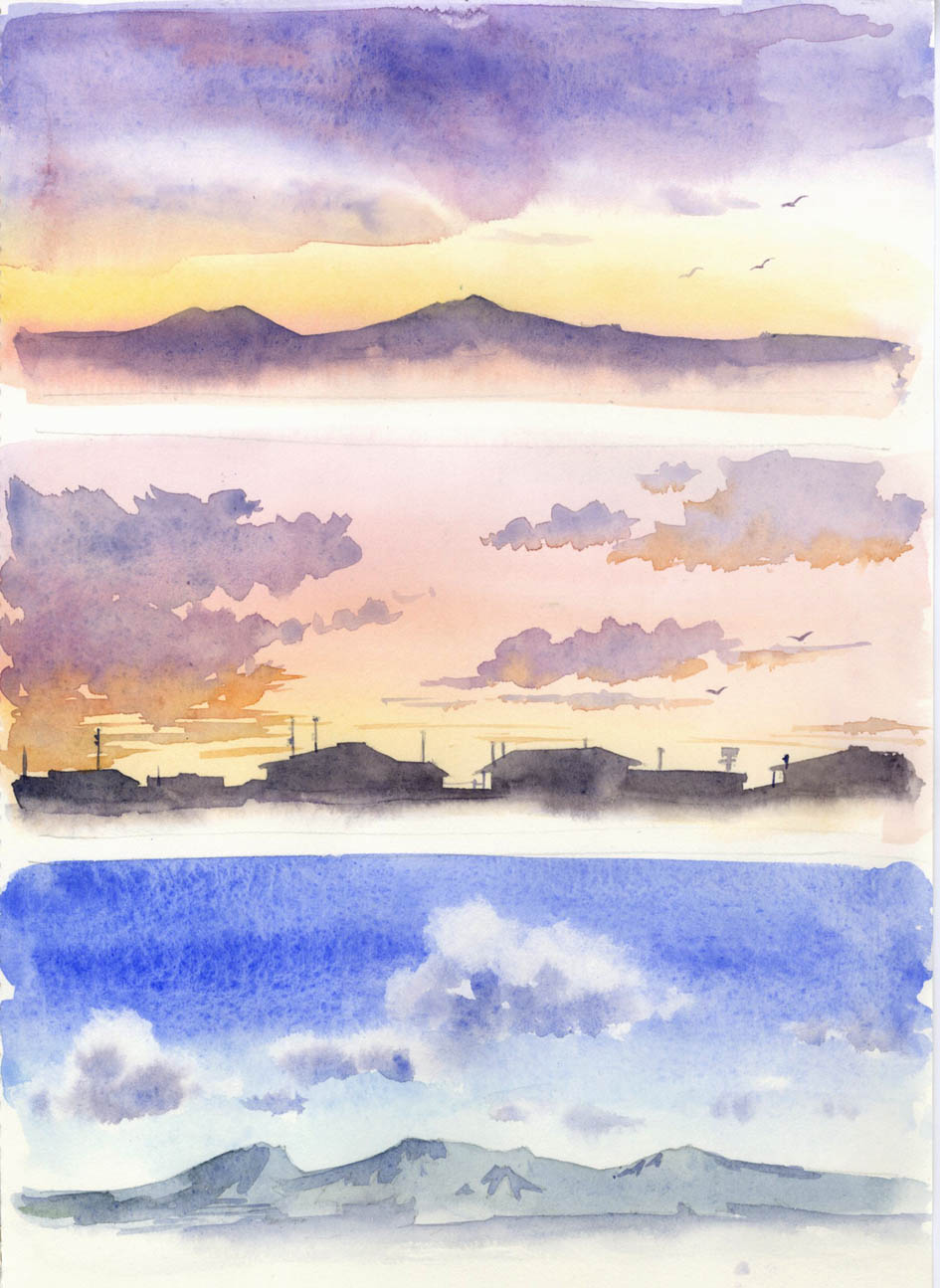 〈姪浜〉空と雲_f0176370_1854363.jpg