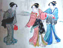 鳥居清長の肉筆画 in 「徒然草画巻」 @ 東京藝術大学コレクション展_b0044404_20152943.jpg
