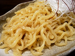鶏白湯海老油塩つけ麺@自作ラーメン_f0080612_13191874.jpg