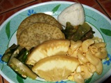 到来物で晩御飯_a0043520_2249480.jpg