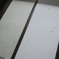 一筆箋 墨流し・七夕_b0149019_1785151.jpg