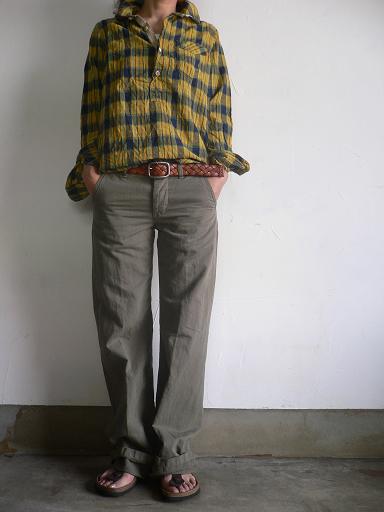 OMNIGOD　madras check pullover shirt_d0120442_1213534.jpg