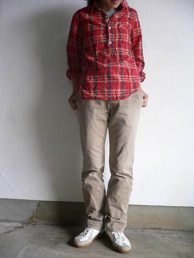 OMNIGOD　madras check pullover shirt_d0120442_12144667.jpg