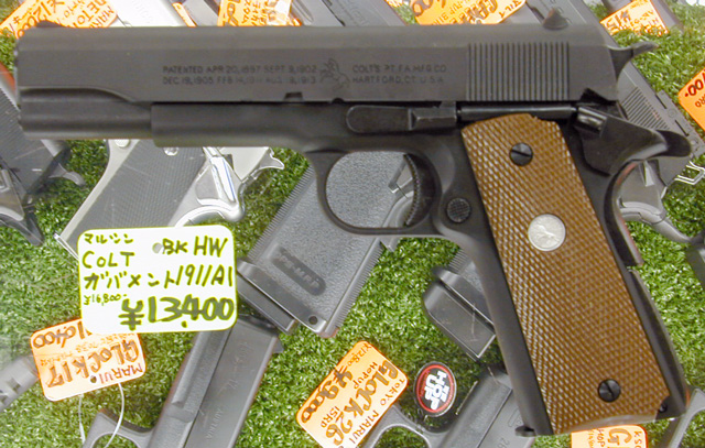 マルシン　モデルガン　コルト M1911A1 ブラックヘビーウエイト　再入荷_f0131995_10341682.jpg