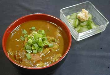 野菜たっぷりカレーにゅう麺_e0126576_8433377.jpg