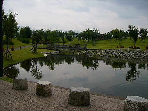池田美術館の水と池_a0084753_1720292.jpg
