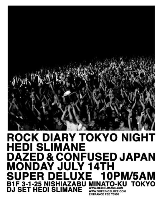 Rock Diary Tokyo Night :: Hedi Slimane x Dazed & Confused Japan : Super Deluxe_f0089299_19234660.jpg