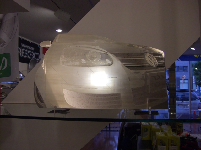 VWのマーキング展示されてます。_d0085634_10572887.jpg