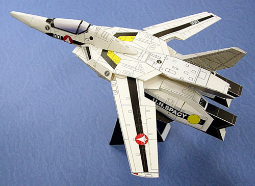 ペーパークラフト戦闘機 ペーパークラフトからのRC化 : わんたの飛行機大好き