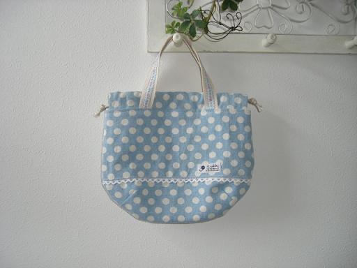 持ち手付きのしじみきんちゃく Atelier Chou Chou 持ち手付きのしじみきんちゃく Atelier Chou Chou