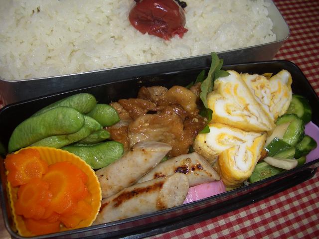 豚肉のさっぱり煮　の　おにぎり弁当_d0010965_743153.jpg