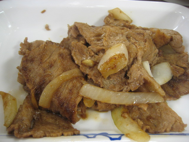 豚生姜焼き定食あれこれ_b0042308_1564489.jpg