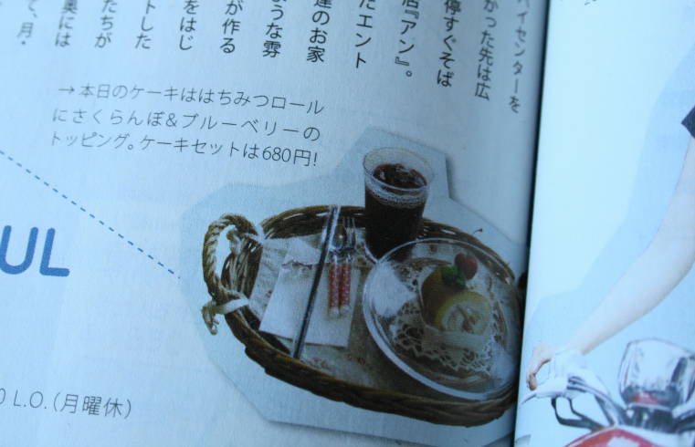 ☆ブルーベリーフロマージュブラン＆雑誌に載りました☆_f0031304_11212824.jpg