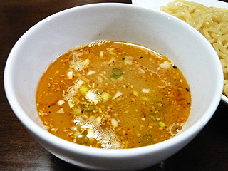 鶏白湯海老油塩つけ麺@自作ラーメン_f0080612_15384247.jpg