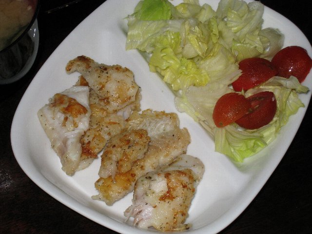タラのバジルソルト焼き おとうさん ごはんなに