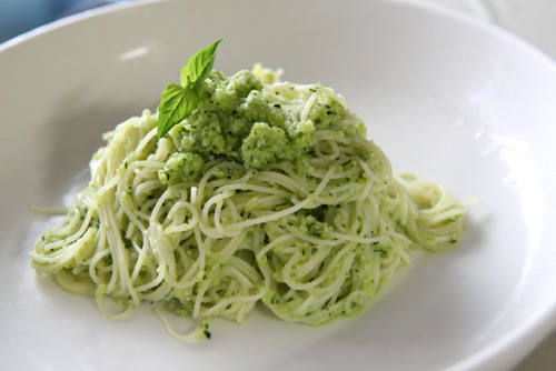 ズッキーニの冷製パスタ(仮)