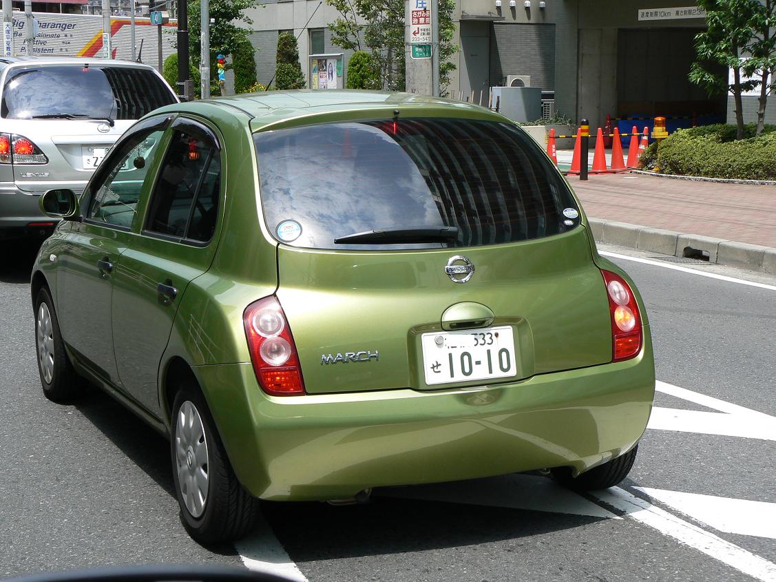 日産マーチ Gallary Of Ten Ten 1010ナンバープレート ギャラリー