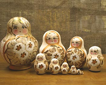 マトリョーシカ 10体 ロシアお土産 - メルカリ