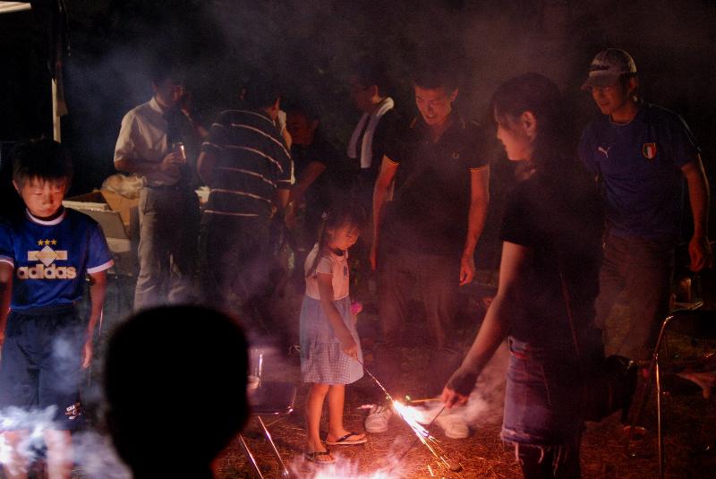 暑気払いＢＢＱ＆花火大会_e0124594_23522356.jpg