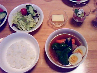 今夜のスープカレー_f0041031_2012547.jpg