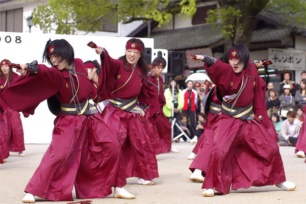 門前真舞祭　*４　大宰府まほろば衆　朧瓦_c0121738_1452521.jpg