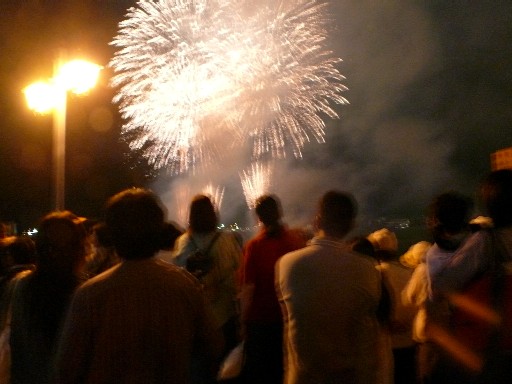 真夏の饗宴・花火大会・・・・石狩川河畔_f0000866_6342271.jpg