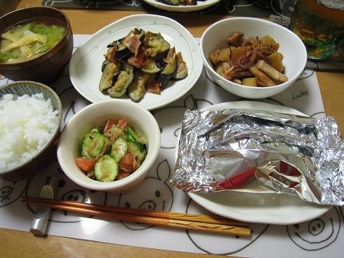 御飯 和食 の 晩 今日