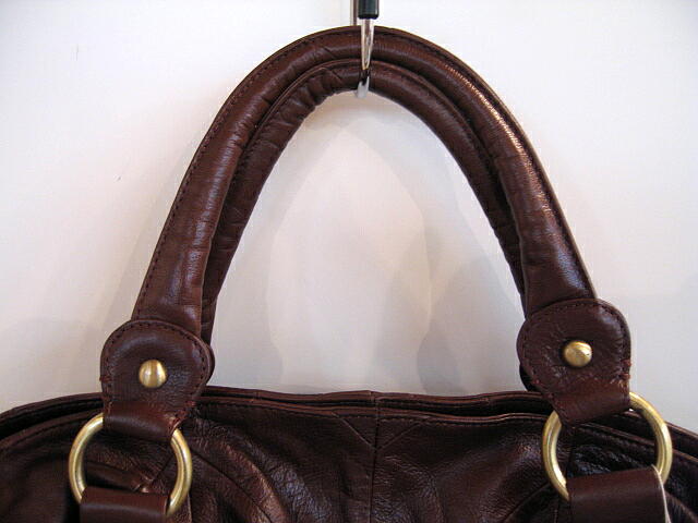 ルージュヴィフ　牛革パッチワークトートＢＡＧ　ＢＲＯＷＮ_a0089359_0504188.jpg