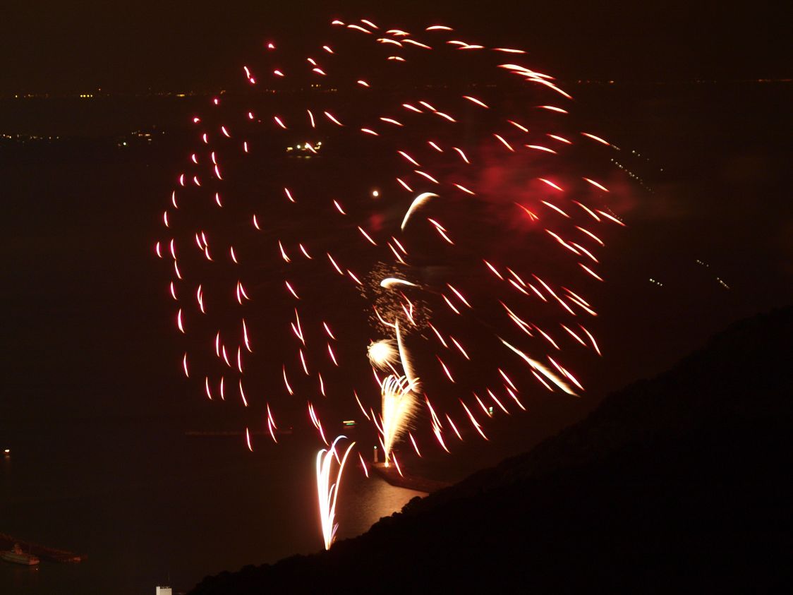 Atami　花火大会と中国のオリンピック開会式_f0040670_18302041.jpg