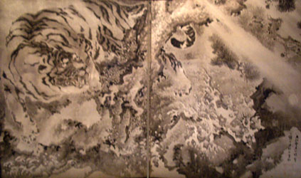 対決展番外編：　与謝蕪村《蘭亭曲水屏風》　＠東京国立博物館　平常展_b0044404_22234154.jpg