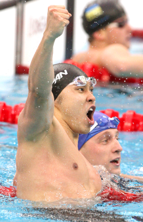 北島選手が世界新でv2達成 北京オリンピック Kamoのフォトサロン