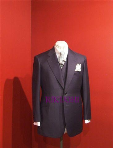 Classic tailoring 5. / Dark Navy Town Suits with double breasted waistcoat  _b0151357_18243178.jpg