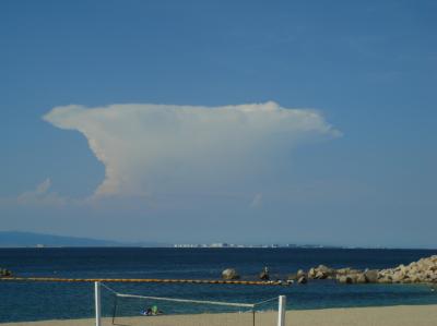 海水浴③ in せんなん里海公園内ときめきビーチ_c0108460_1829258.jpg