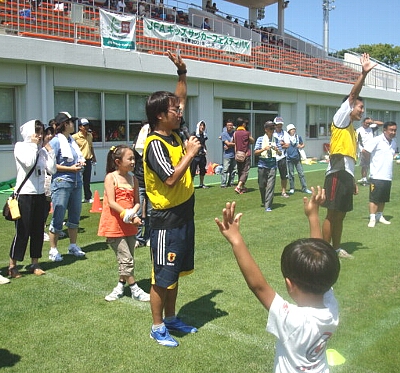 8月10日 キッズフェスティバル in 八橋球技場_e0127003_2204693.jpg