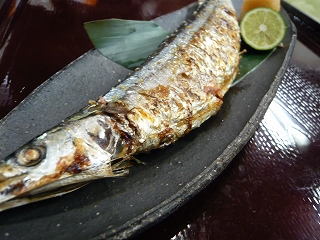 秋刀魚の肝醤油_f0157910_15141870.jpg