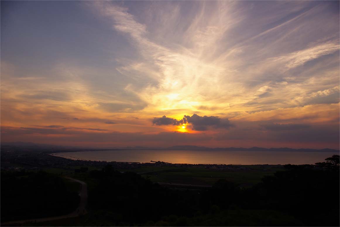 淀江町／8月12日の夕焼け_f0172004_14135980.jpg