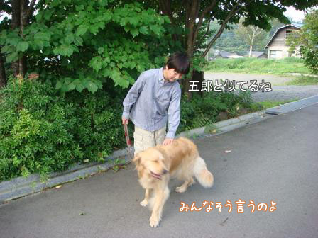 子供は大きくなり、犬は小さくなって・・・_f0064906_16353591.jpg