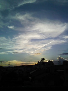 夕焼け空_d0004447_19455649.jpg