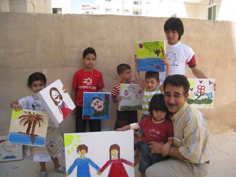 イラクの子供たちとワークショップ_f0155297_7455151.jpg