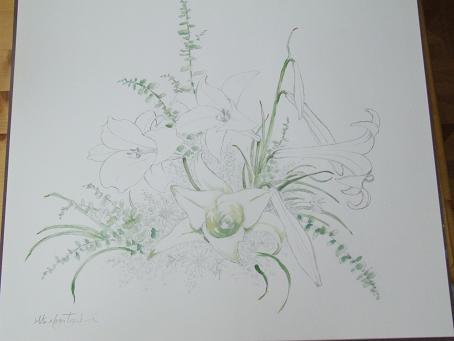 百合　油絵　絵　アート 楽天市場】ゆり（テーマ（絵画）風景）（絵画｜アート・美術品