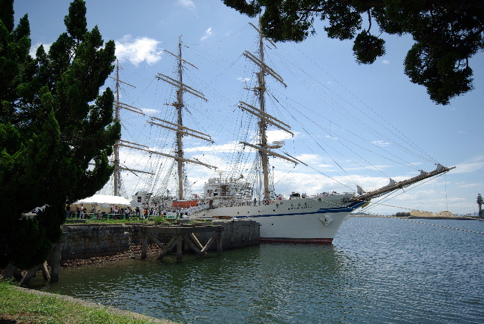 8月10日三池港開港100周年記念イベント その2 練習帆船 日本丸 一般公開 Asa Pの艦船撮影記 8月10日三池港開港100周年記念イベント その2 練習帆船 日本丸 一般公開 Asa Pの艦船撮影記