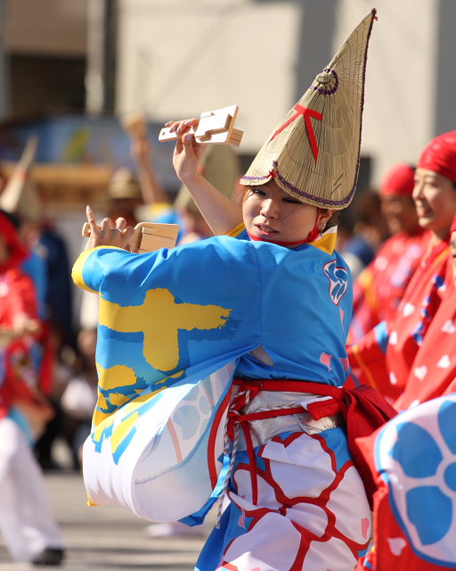 第55回よさこい祭り（2008） 1日目 知寄町競演場_a0077663_18211516.jpg