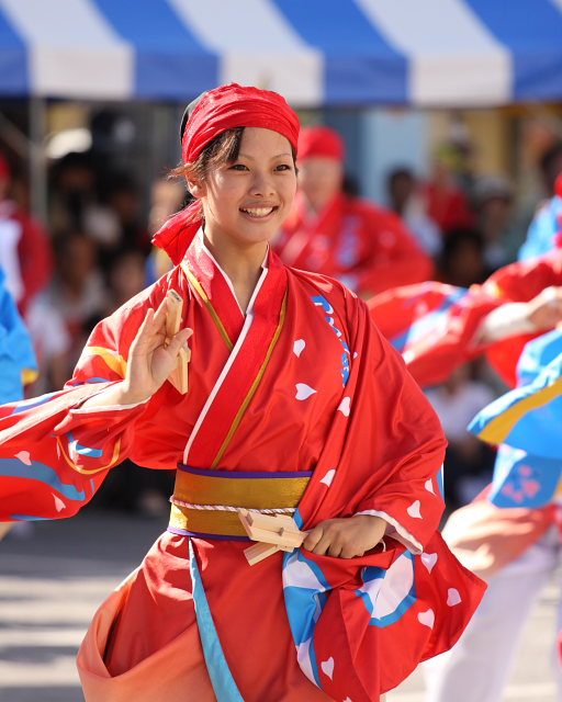 第55回よさこい祭り（2008） 1日目 知寄町競演場_a0077663_18214889.jpg