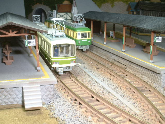starappraiser 江ノ電 扇屋前S字カーブ 江ノ島駅 ジオラマ starappraiser様専用 江ノ電 扇屋前S字カーブ 江ノ島駅 ジオラマ