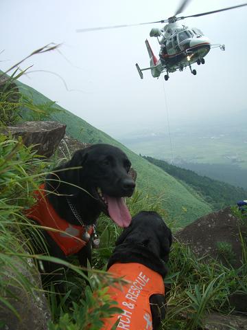 阿蘇山域山岳遭難救助訓練_c0127235_1853518.jpg