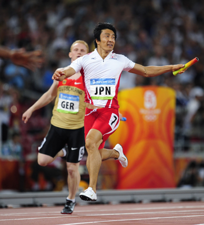 北京オリンピック男子陸上４００ｍリレー決勝【銅メダル日本】_d0148259_19525077.jpg