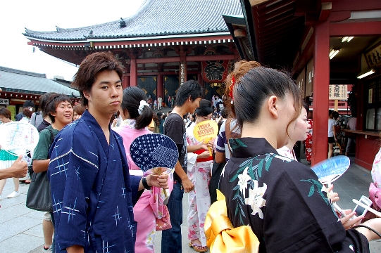 浅草寺と隅田川の花火　@  Asakusa, Tokyo_f0095128_2246218.jpg