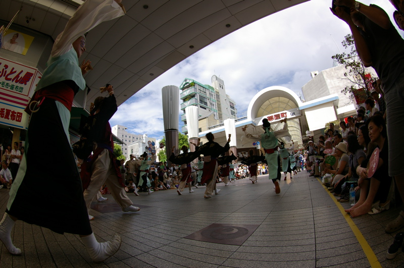 ２００８よさこい全国大会その２３（ギョガンでよさこい)_a0009554_11361246.jpg