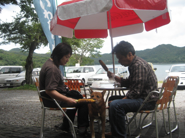 焼きもろこしとマラソン_b0032079_23421415.jpg